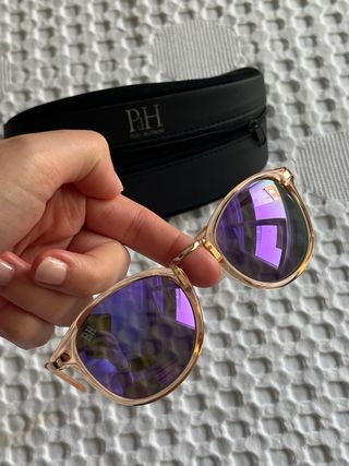 ofer Gafas de sol Pedro del Hierro doradas y rosas