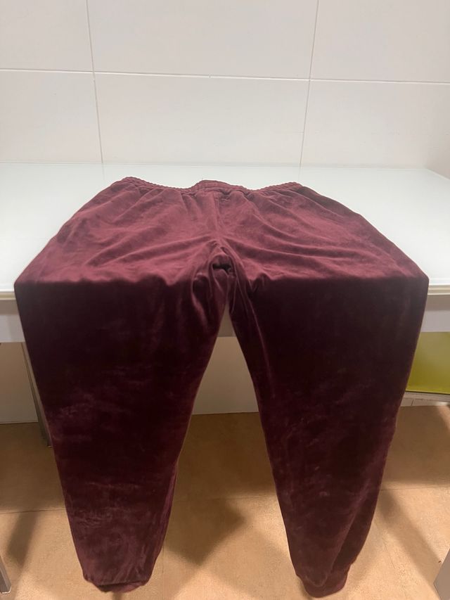 Pantalón chándal terciopelo joven Talla S