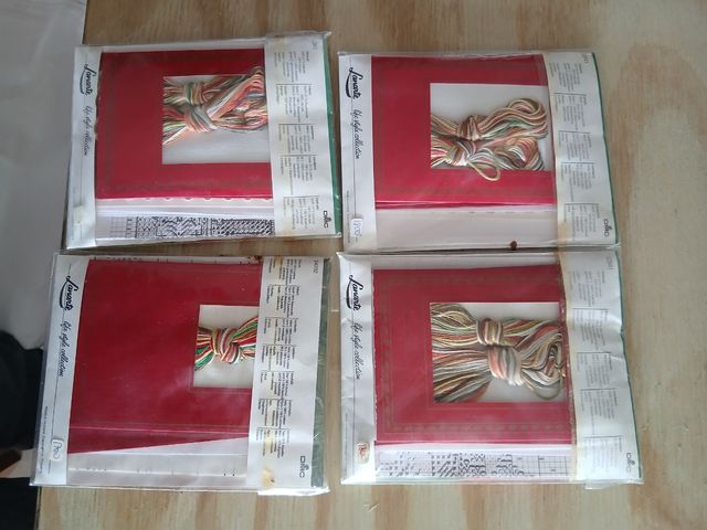 Kit Punto de Cruz Lanarte 4 uds