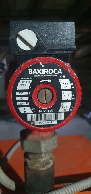 Caldera gasóleo Ross negra/naranja