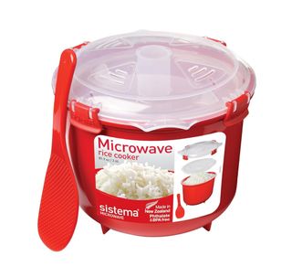 Sistema Arrocera Microondas 2.6L Roja