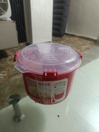 Sistema Arrocera Microondas 2.6L Roja