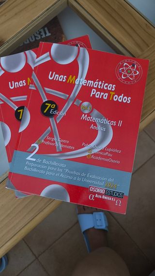 UNAS MATEMATICAS PARA TODOS.MATEMATICAS II