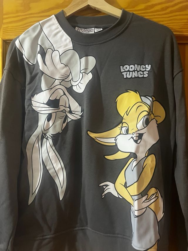 Sudadera Mujer Looney Tunes Bugs Bunny Lola Bunny de segunda mano
