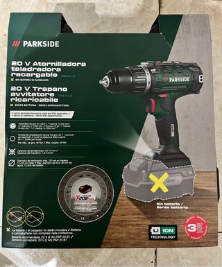 Taladro Atornillador Parkside 20V