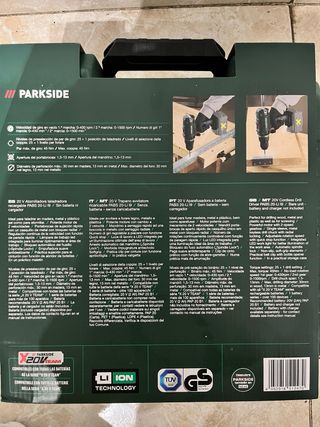 Taladro Atornillador Parkside 20V