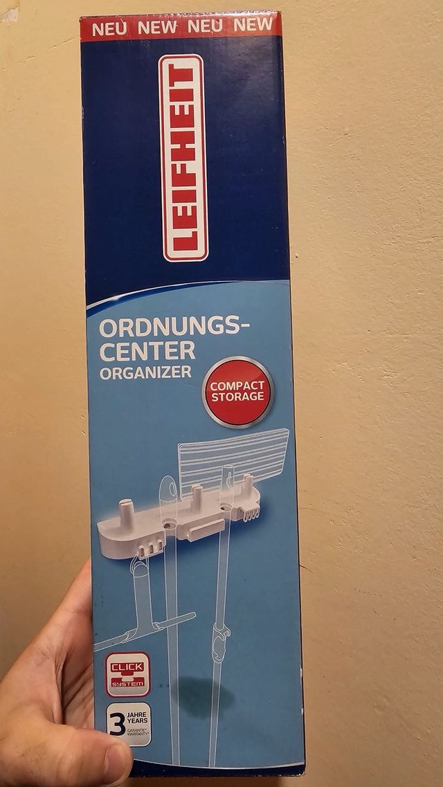 Portascopa Leifheit Organizer Nuovo Imballato