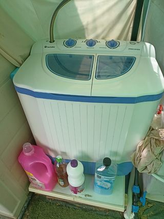 Lavadora portátil camping Tectake