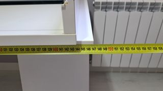 Mesa escritorio cristal y madera