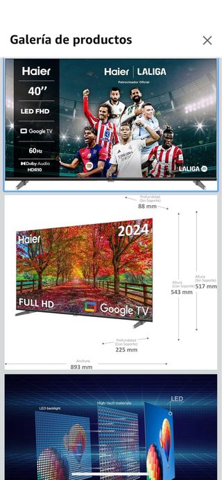 Smart TV Haier 40”