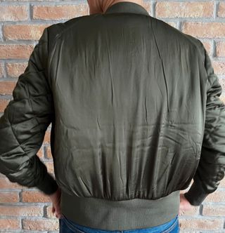 Bomber H&M Verde Militar Talla S