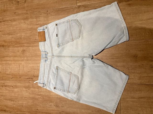 Pantalones cortos vaqueros azules
