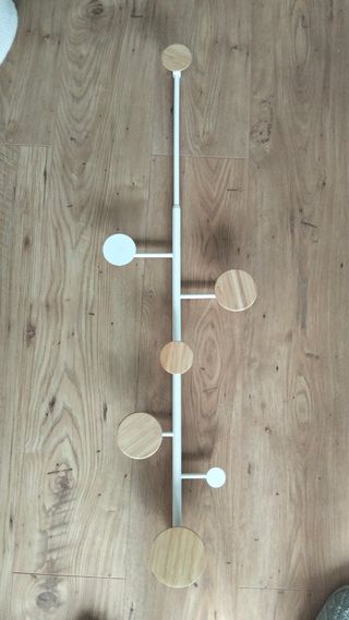 Perchero de pared Ikea blanco