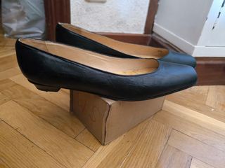 Zapatos planos negros talla 45