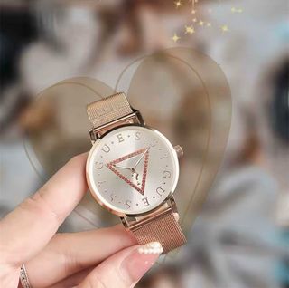 Reloj Guess Mujer Dorado y Rosa