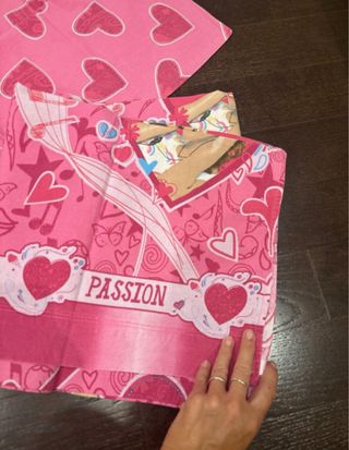 Copriletto piquet e lenzuola Violetta