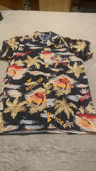 Camisa Tommy Hilfiger Estampada Talla L