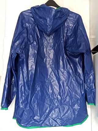 Chubasquero reversible verde - azul
