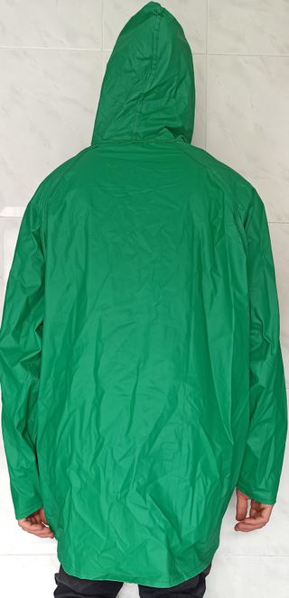 Chubasquero reversible verde - azul