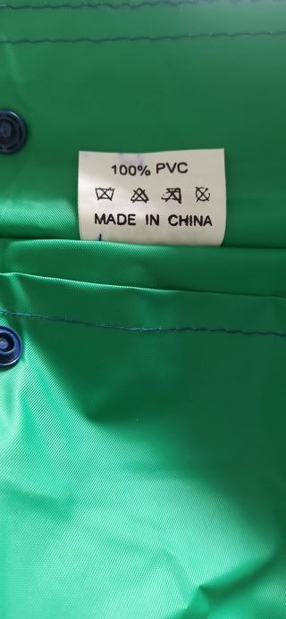 Chubasquero reversible verde - azul