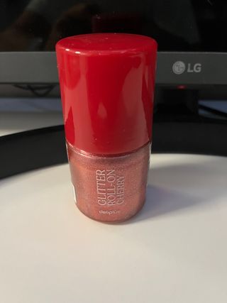 Deliplus Glitter Roll-On Cherry Dorado/Rojo
