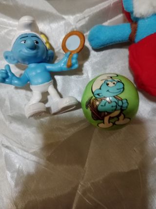 Lote figuras de Los Pitufos