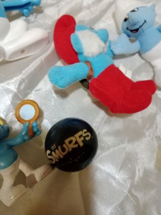 Lote figuras de Los Pitufos