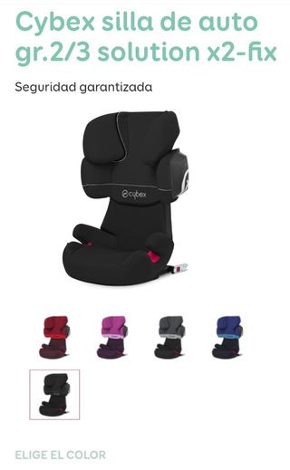 Silla de auto Cybex Solution X2-Fix
Grupo 2/3