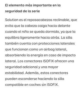 Silla de auto Cybex Solution X2-Fix
Grupo 2/3