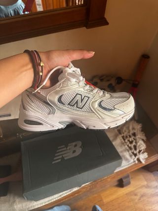 Deportivas New Balance Blanco/Plata