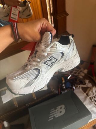 Deportivas New Balance Blanco/Plata