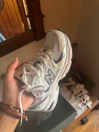 Deportivas New Balance Blanco/Plata