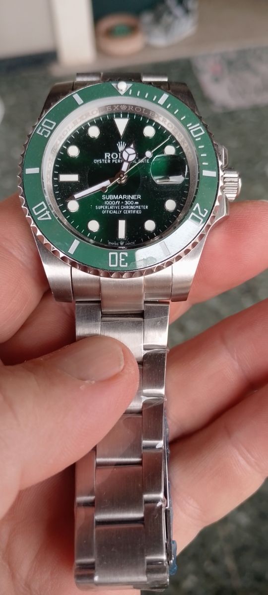 Orologio Sub mariner ghiera Verde mov. Automatico