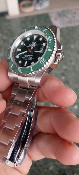 Orologio Sub mariner ghiera Verde mov. Automatico