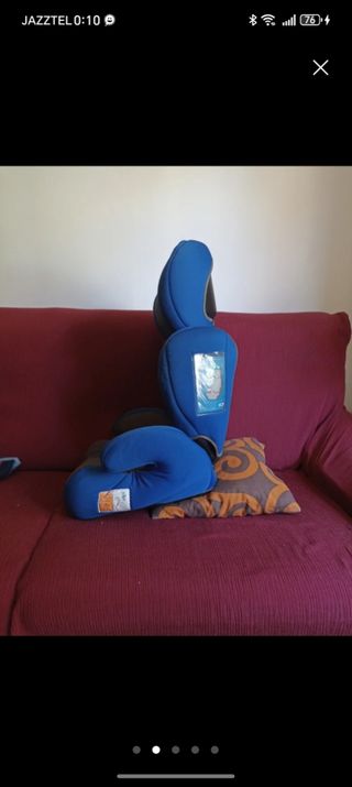 Silla coche BQS azul y gris
