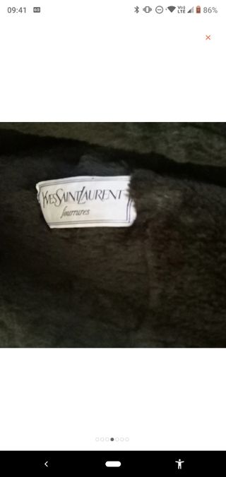 Cappotto YSL con interno in vera pelliccia