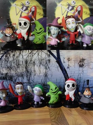 6 Figuras Pesadilla Antes de Navidad Halloweentown
