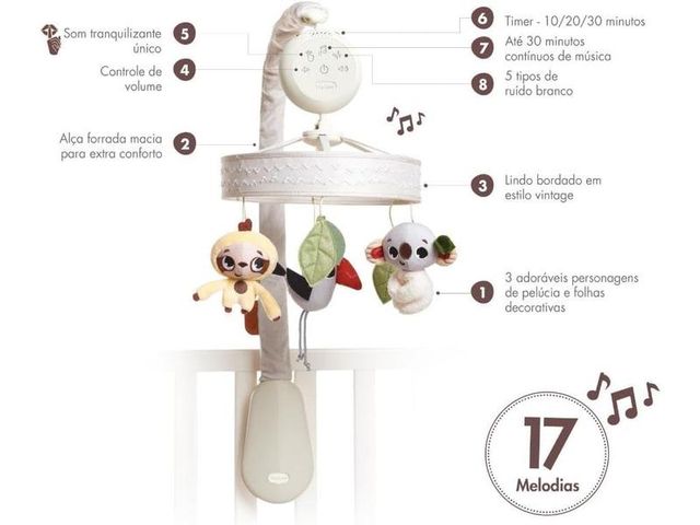 Cuna Bebé Musical 2 en 1 Tiny Love