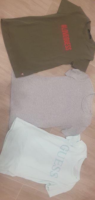 Lote 3 Camisetas Guess Mujer