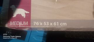 Jaula perro mediana plegable