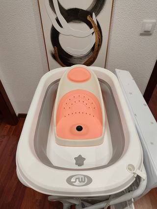 Bañera cambiador bebé plegable