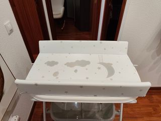 Bañera cambiador bebé plegable