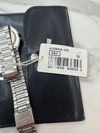 Orologio Casio digitale acciaio quadrante nero