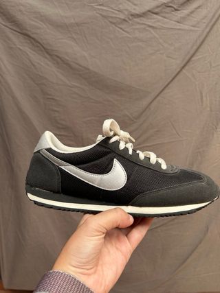 Zapatillas Nike Cortez Negras Blancas Vintage