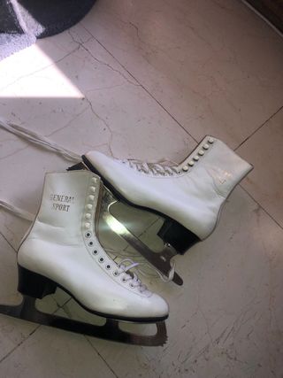 Patines de Hielo Blancos General Sport