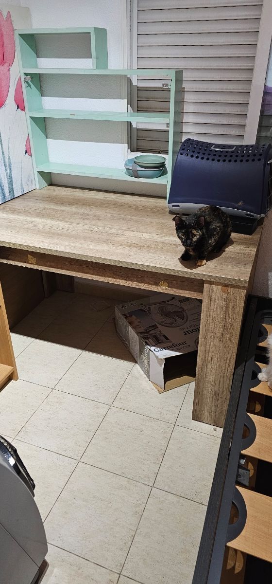 Mesa comedor/ordenador madera