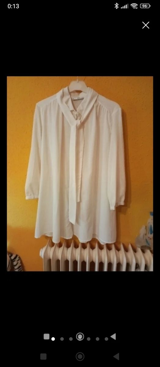 2 Blusas Blancas Mango Talla M