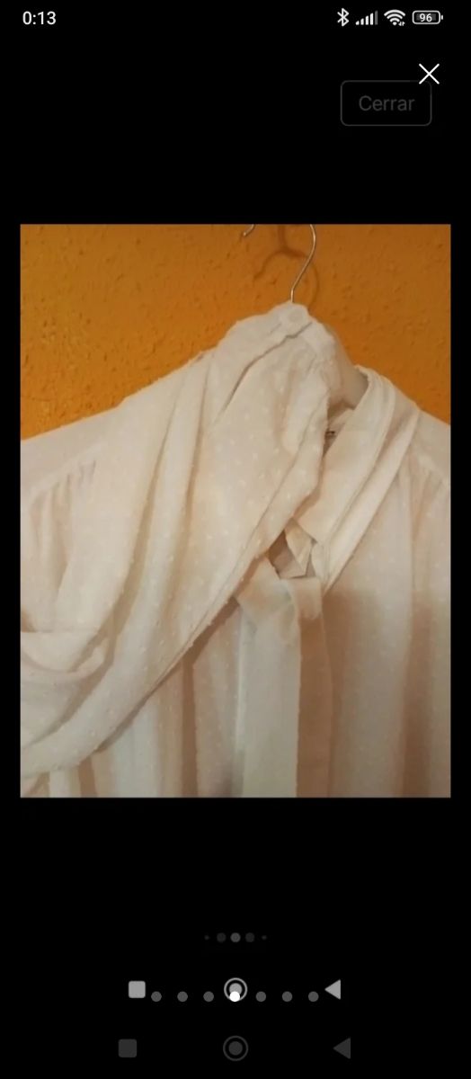 2 Blusas Blancas Mango Talla M