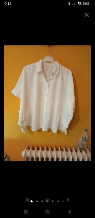 2 Blusas camisas Blancas Mango Talla M