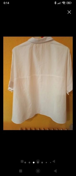 2 Blusas camisas Blancas Mango Talla M
